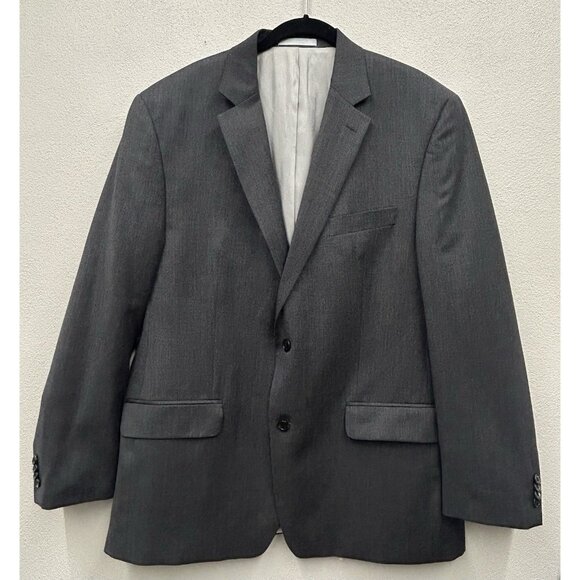 Michael Kors Men’s 2-Piece Wool Suit 44R Blazer Jacket Pants 37x30 Gray Formal - Picture 2 of 16